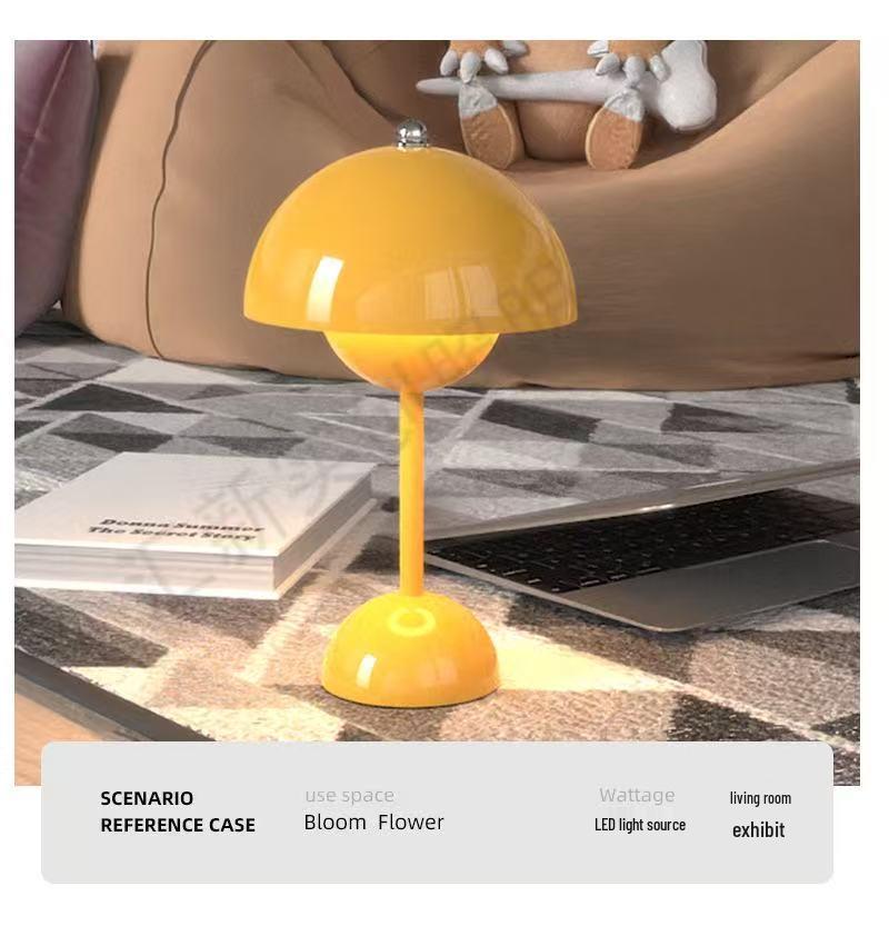 High-End LED Flower Bud Table Lamp for Bedroom & Living Room - Ideal for Wedding Gifts & Ambiance