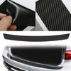 Carbon Fiber PVC Car Rear Bumper Edge Protector Corner Sticker Decal Accessories for Saloon SUV GZW