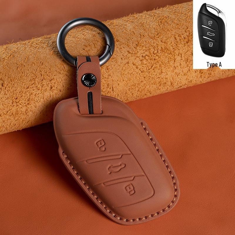 

MG5 Key Cover for 6 Pro/ZS/MG5/HS/Shell Navigator/Scorpio/MG4 - Textured Design коричневый/янтарь