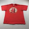Vintage San Francisco 49ers T-Shirt Mens Medium Red Logo 7 NFL Football 40th 80s