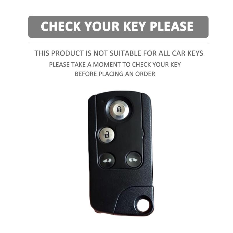 Rubber Car Key Fob Cover Silicone Protector Case for Honda Freed Elysion Stepwgn Spada Insight Step Wagon RK C-RZ Shuttle Remote