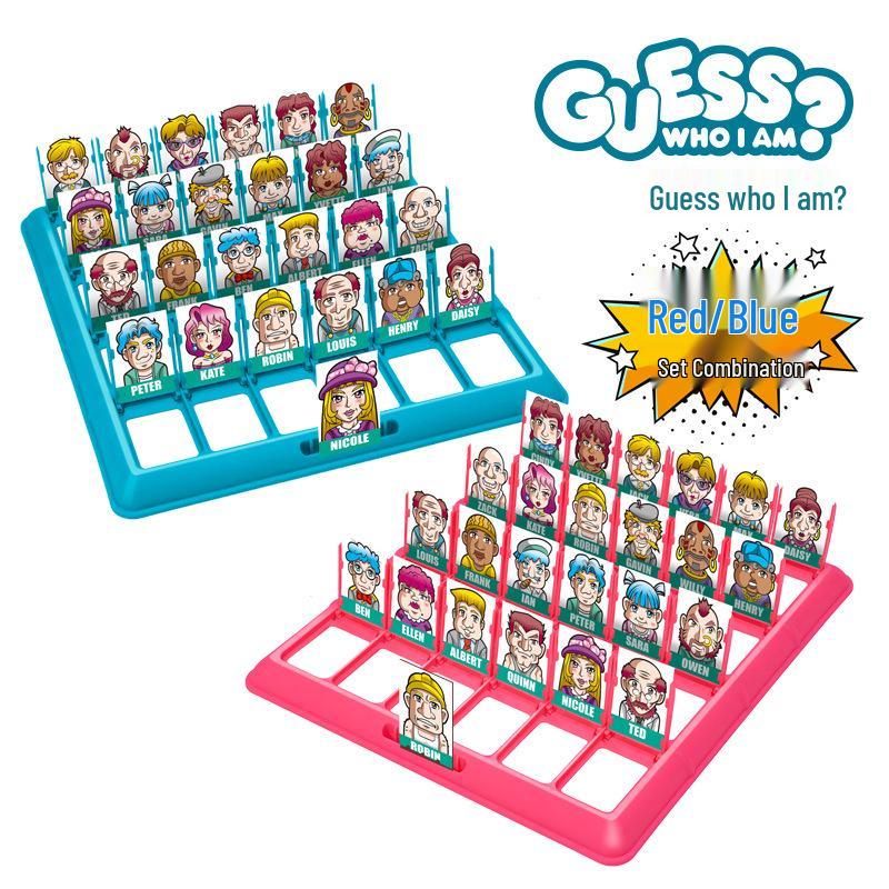 Douyin-Inspired Guess Who I Am Board Game: Interactive Parent-Child Educational Toy.