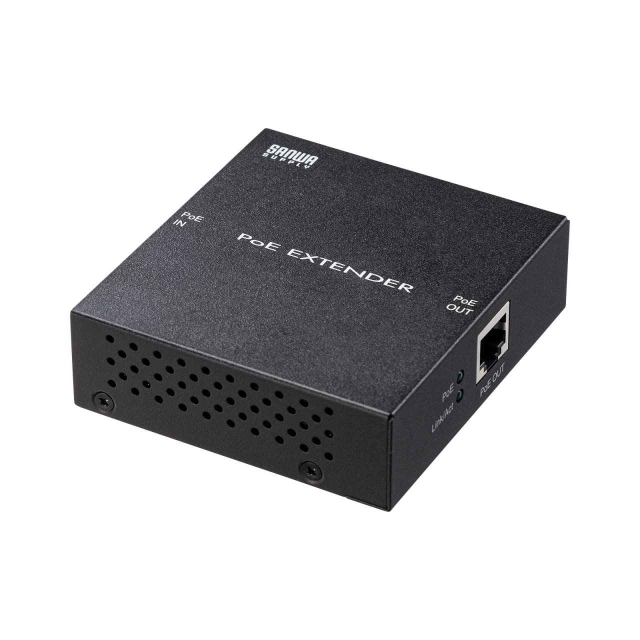 

Sanwa Supply Gigabit PoE Extender with Magnet, Up to 100m Extension, AUTO-MDIX Function, LAN-EXPOE2
