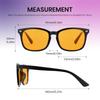 Blue Light Blocking Italian Style PC UV 8082Z01 [Cyxus] Glasses, Glasses, Glasses, Non-Prescription, Ultra-Lightweight, Protection, Stylish, Unisex,