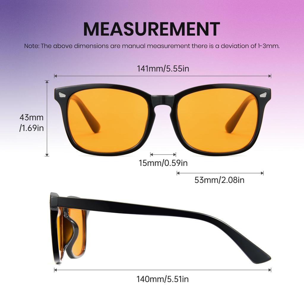 Blue Light Blocking Italian Style PC UV 8082Z01 [Cyxus] Glasses, Glasses, Glasses, Non-Prescription, Ultra-Lightweight, Protection, Stylish, Unisex,