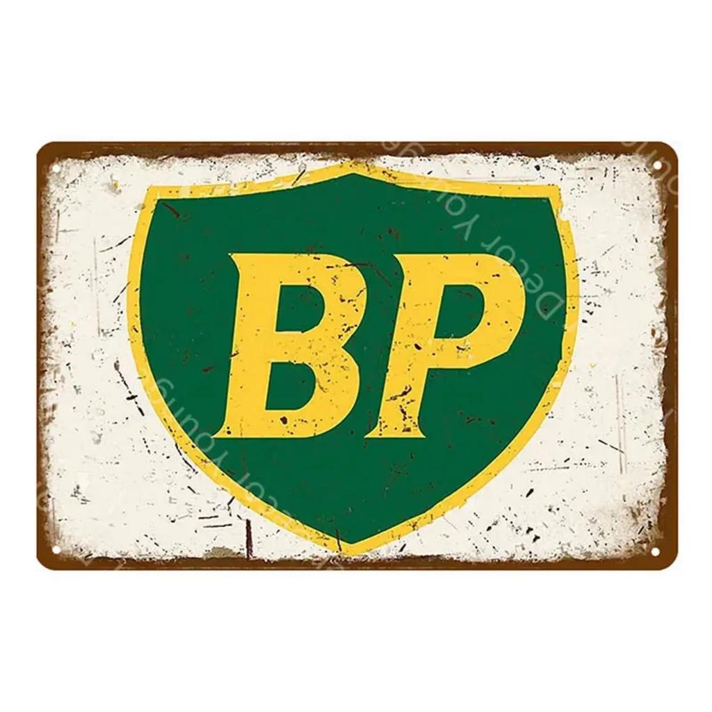 Vintage Motor Gasoline Metal Signs Tin Poster Retro Bar Pub Garage Decor Gas Station Decorative Wall Plaque