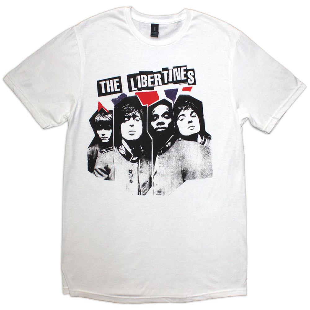 Camiseta Unisex para Adultos The Libertines Rip Flag Xerox XXL blanco
