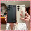 Hand Band Silicone Case For Samsung Galaxy S25ultra S 25 24 23 S21 S23 S24 Fe S22 S25 Plus Ultra Wrist Strap Stand Holder Cover