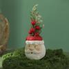 Decorative Christmas Character Sculpture Santa Claus Gnome Bear Design Tabletop Sculpture Christmas Party Decor