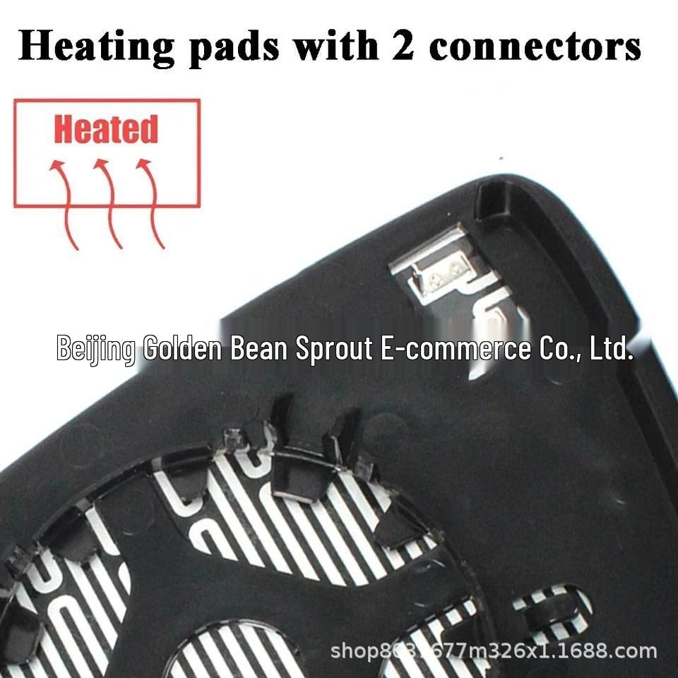 Jeep Compass Backup Mirror Lens with Blind Spot Feature (68368582AA, 68228920AA)