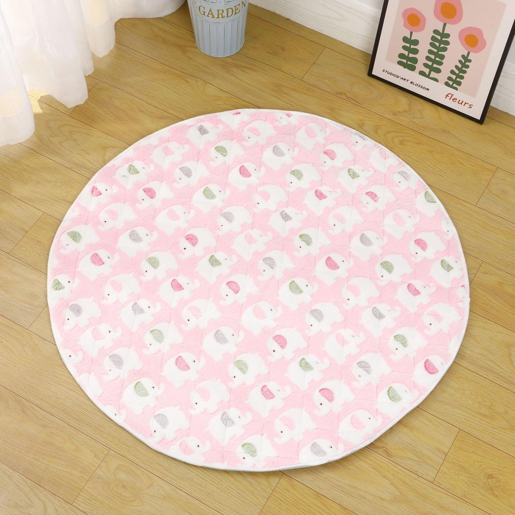 All Seasons Universal Waterproof Dog Pad Round Machine Washable Urine Sewage Non-slip Breathable Car Pad Recycled Pet Pad