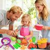 Play Kitchen Toy Set with Realistic Cutting and Educational Toy for Birthday Preschool Entry Gift for Boys and Girls 69-Piece Ingredients, Play,