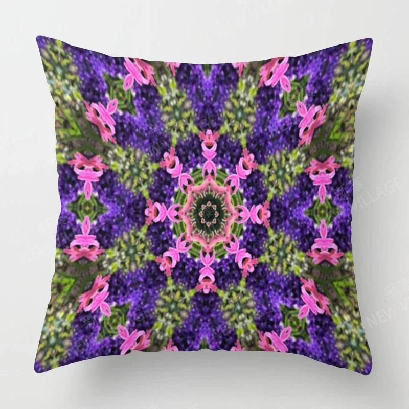 Fall Home Decor Autumn Living Room Throw Pillow Cover Sofa Boho Cushion Cover Mandala