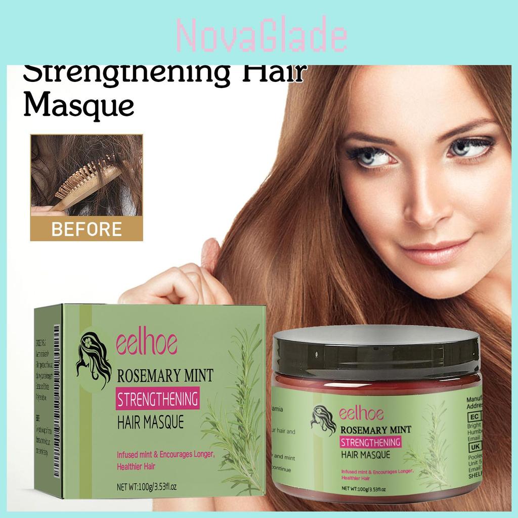 Eelhoe Rosemary Hair Mask Deep Nourishing Treatment For Frizzy And Dry Hair Care