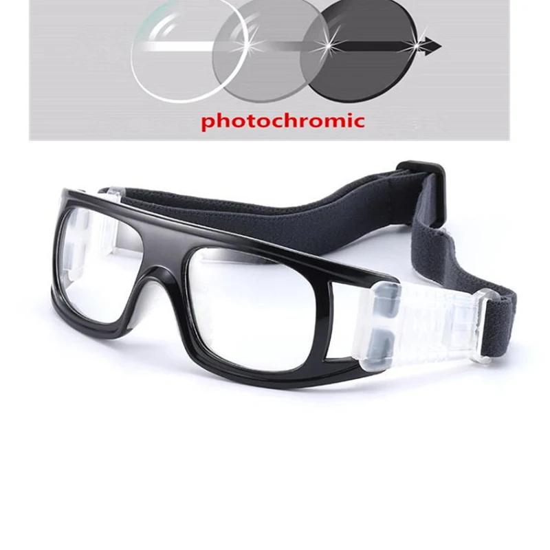 Υπαίθρια αθλητικά γυαλιά μπάσκετ ποδοσφαίρου κοντόφθαλμης με αντισύγκρουση βαθμού συνταγογραφούμενα γυαλιά 0 -0,5 -0,75 έως -6,0