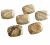 Natural Picture Jasper Gemstones – Faceted Rectangle Jasper Cabochons, Earth Tone Stones