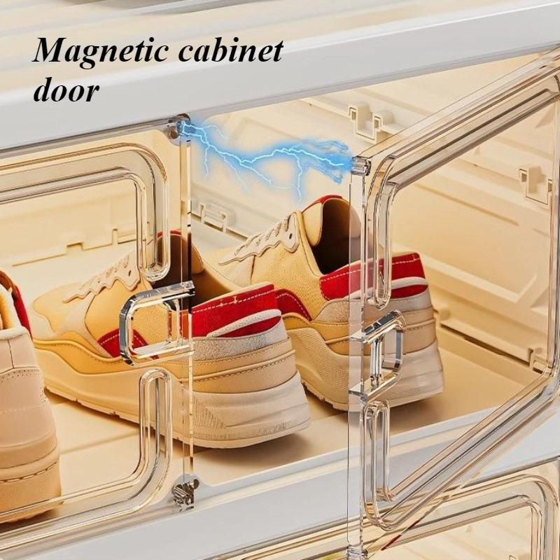 Foldable Shoe Cabinets Living Room Shoe Box Large Capacity Multifunctional Storage Box Modern Simple Home Organize Furniture