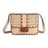 Alie 18 Brand Logo Adjustable Shoulder Strap Leather Crossbody Bag Small Women Bags Ivory CDM37-B4IY