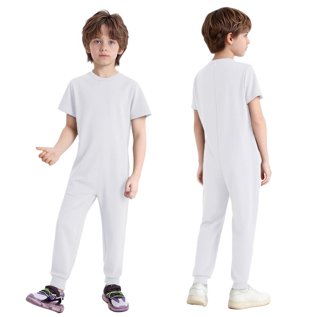 Tuta Adattiva Pensata per Bambini Tuta Intera Facile da Indossare Zip Posteriore Abbigliamento Confortevole