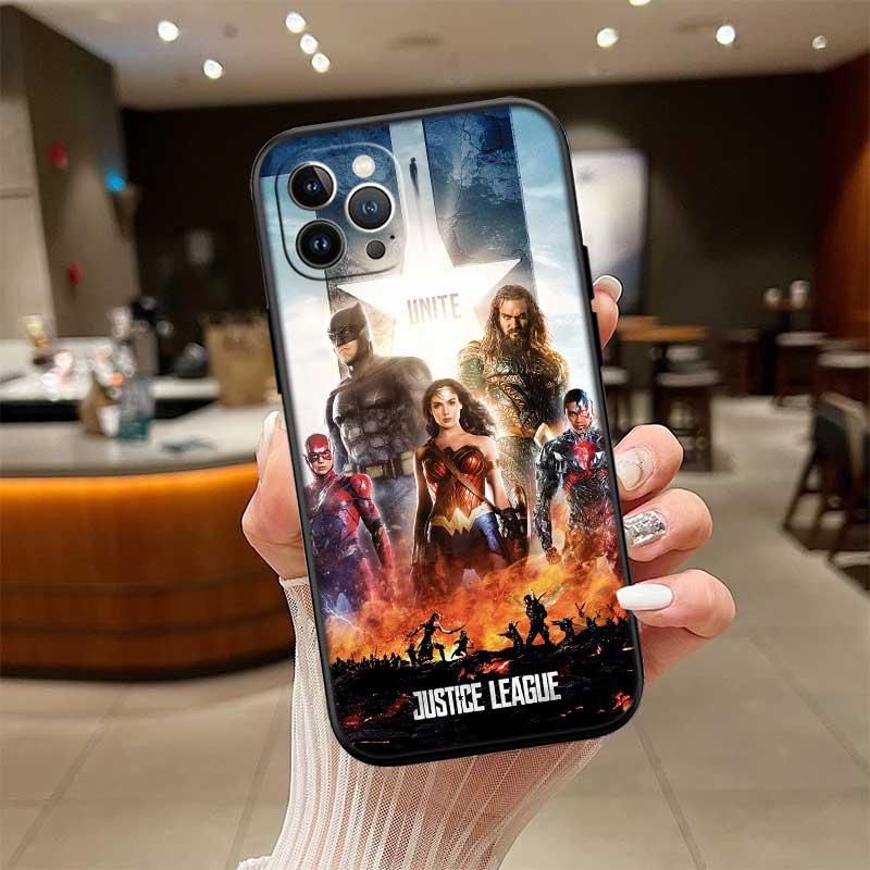 RE42 Justice league New High-End Shell Phone Case for Redmi Note 13 14 Pro+ Plus A3 A3X 13X 13C 13R 14S 14C 14R