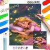 Tangled Rapunzel Oil Painting Art Set Handmade Diy Gift Home Decoration.
