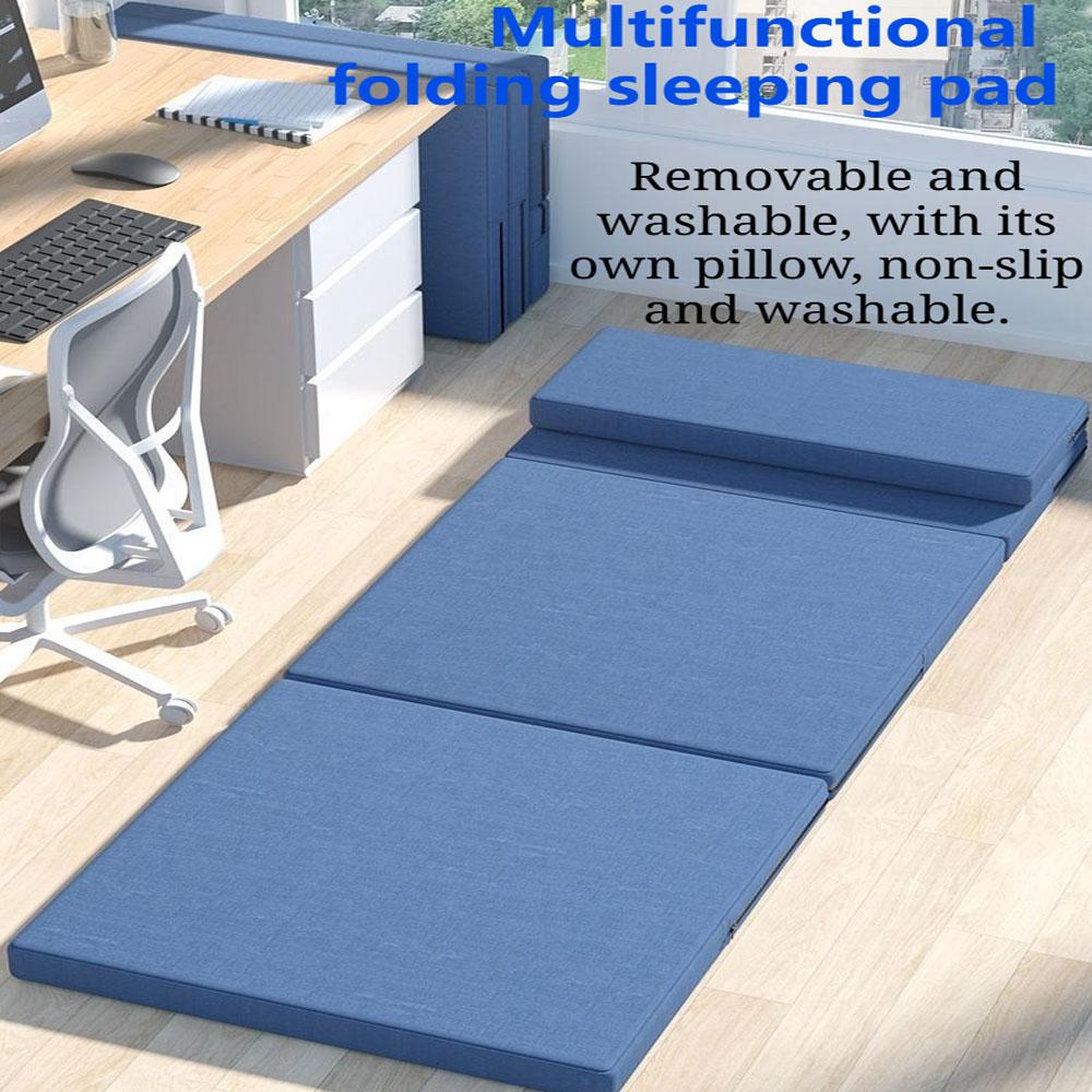 Folding sleeping mats and folding mattresses, a must - have for students and office workers to make a makeshift bed on tatami ma