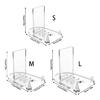 2Pcs Clear Acrylic Stand Adjustable Desktop Book Display Stand for Display Decorative Plates Album Artwork Picture Frame