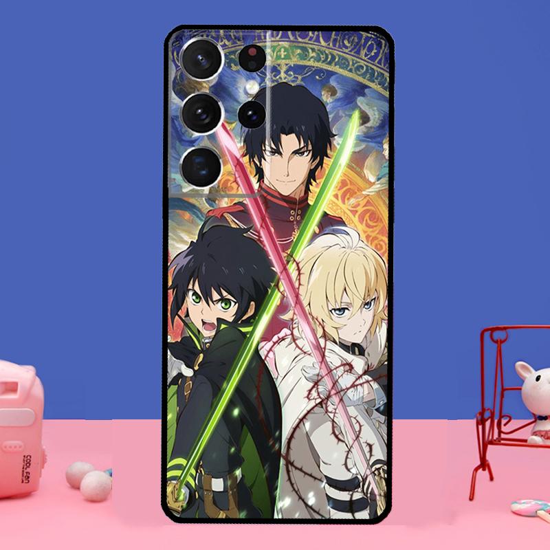 Anime Owari no Seraph Of The End Hülle für Samsung Galaxy S21 S22 Ultra S20 FE S8 S9 S10 Note 10 Plus Note 20 Ultra Coque