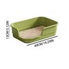 Semi Enclosed Cat Litter Box Anti Splashing Cat Toilet Sand Box with Litter Shovel Pet Bedpan Tray Pet Cleaning Supplies