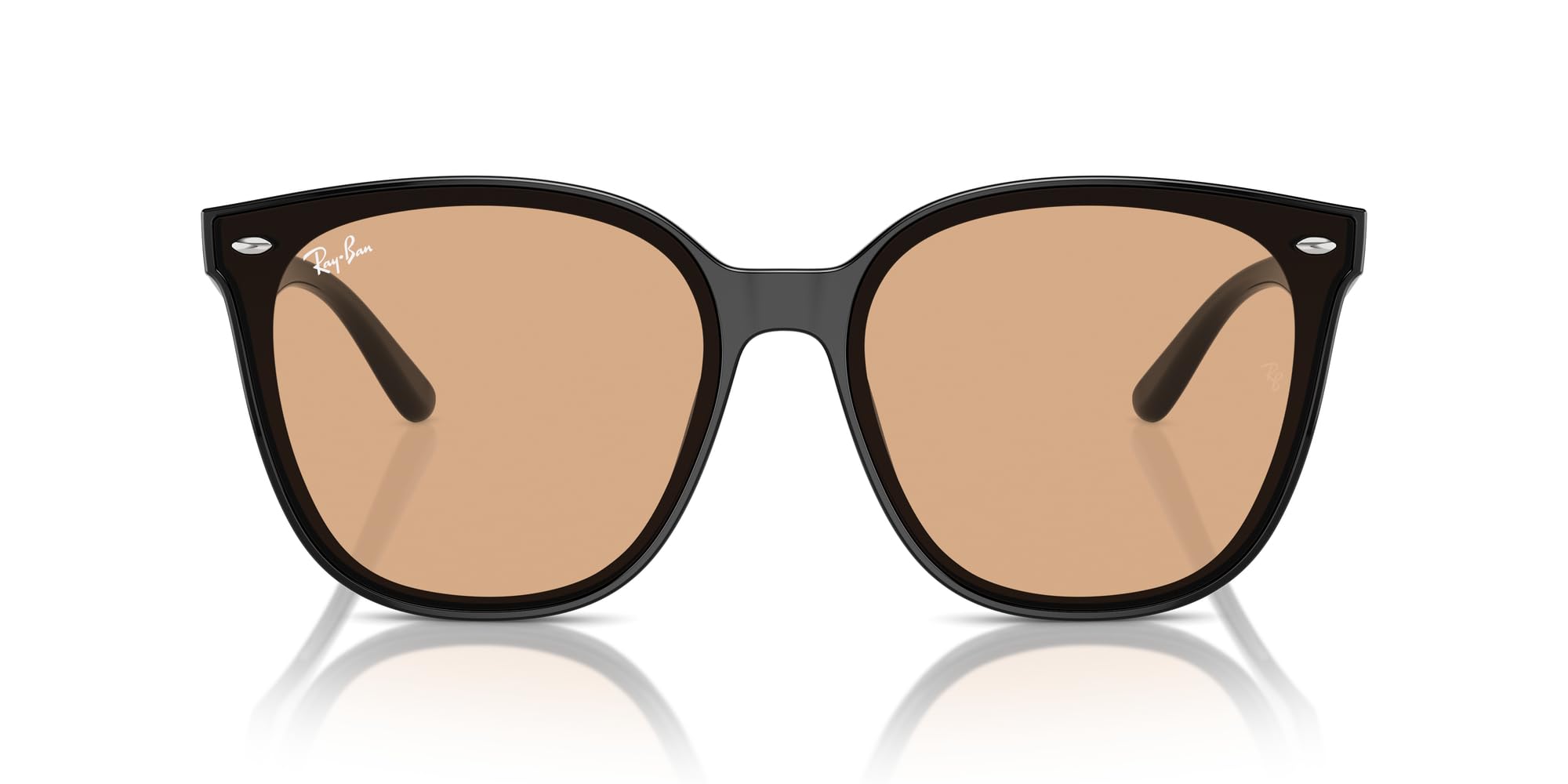 

Солнцезащитные очки унисекс Ray-Ban RB4423D 66 черные с квадратной оправой чёрный