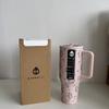 40oz Stainless Steel Insulated Travel Mug With Handle Straw Lid Leakproof Car Cup Office Gym Outdoor