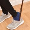New Wooden Shoe Horn Hanging Extra Long Handle Put On Shoes Tools Easy On Off Portable Shoes Lifter Home Accessories