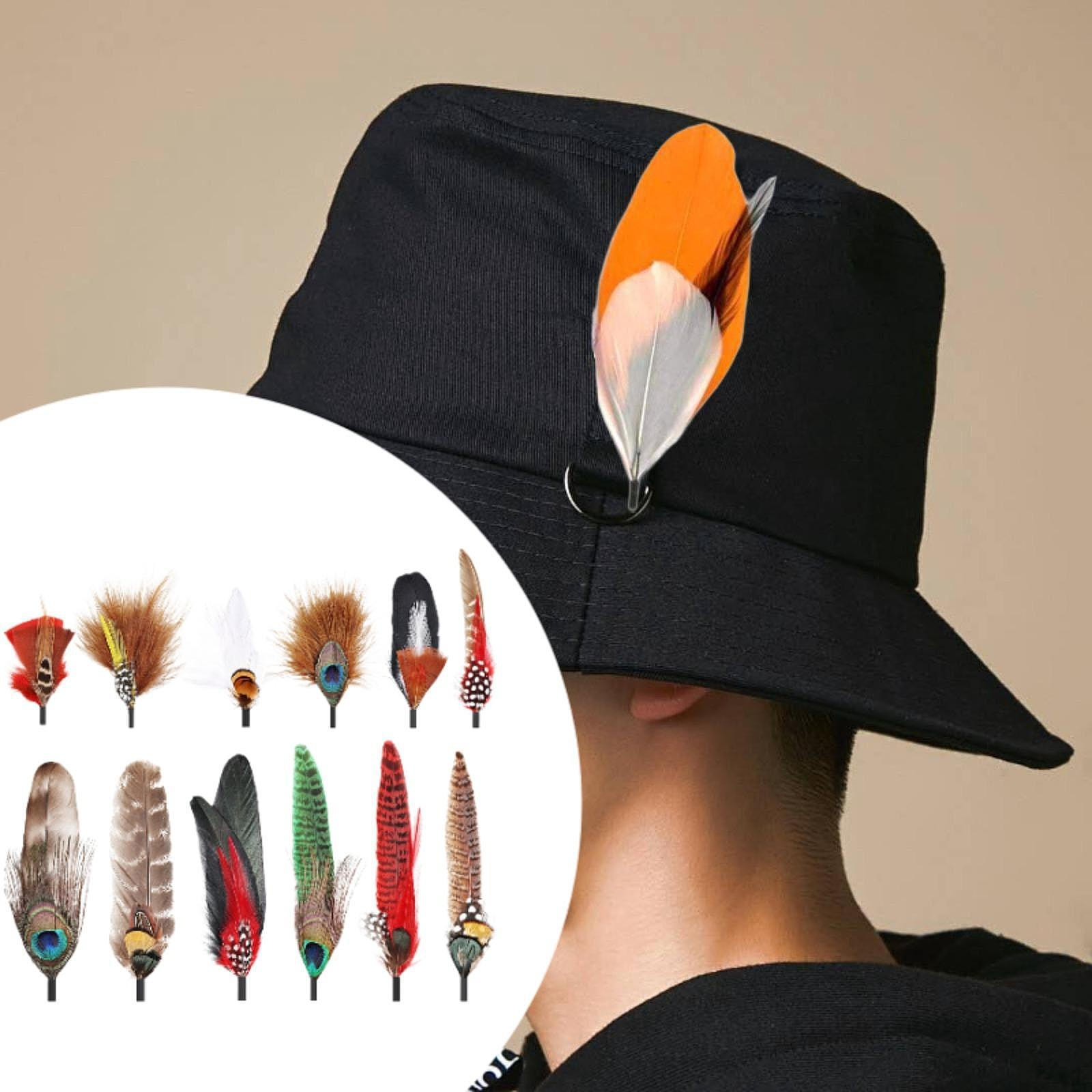 Изготовление перьев для стильных фетровых шляп Style D