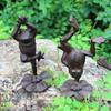European Vintage Yoga Frog Cast Iron Decoration, Home TV Cabinet, Living Room, Model Room, Soft Decoration