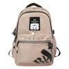 Casual Nylon Backpack With Large Capacity And Letter Printing Design For Daily