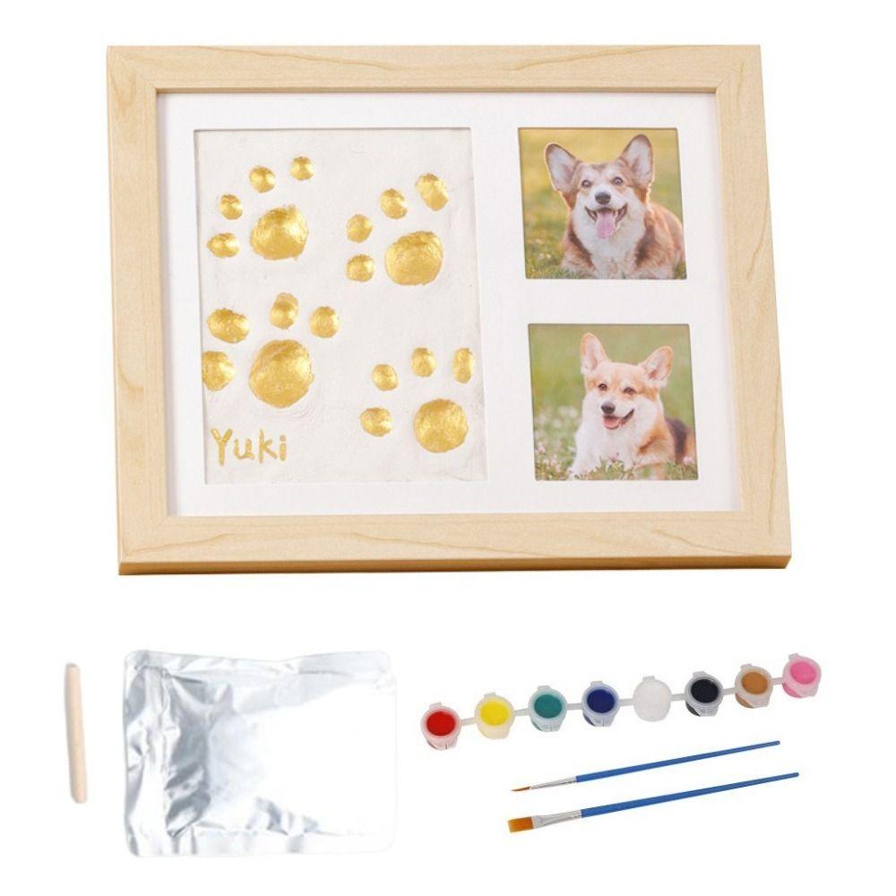 DIY Keepsake Baby Hand and Footprints Kit Clay Handprint Keepsake Frame  Gift for Parents
