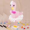 LOZ 9248 Tierwelt Ballett Flamingo Tanz Schwan Vogel 3D Modell DIY Mini Diamant Blöcke Ziegel Gebäude Spielzeug keine Box