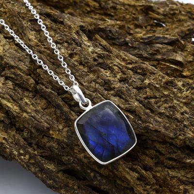 925 Sterling Silver Necklace, Labradorite Gemstone Necklace, Birthstone Jewelry, Designer Necklace, Gift For Her, Wedding Gift