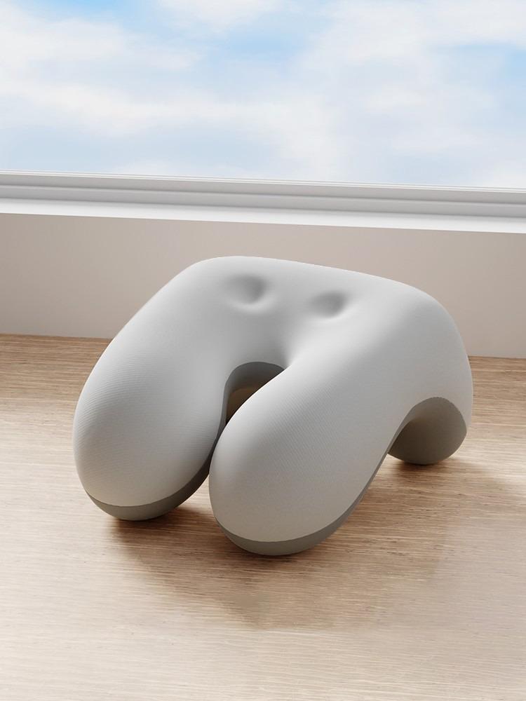 Memory Foam Office Chair Head Support Pillow for Computer Chairs Adjustable Headrest Nap Pillow for Sleeping Working Removable