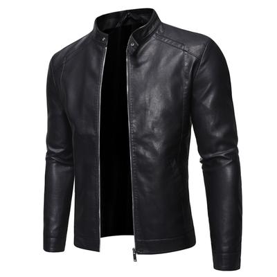 Men's Leather Jacket Men's Trend Autumn and Winter Motorcycle Casual Jacket Men's Clothing