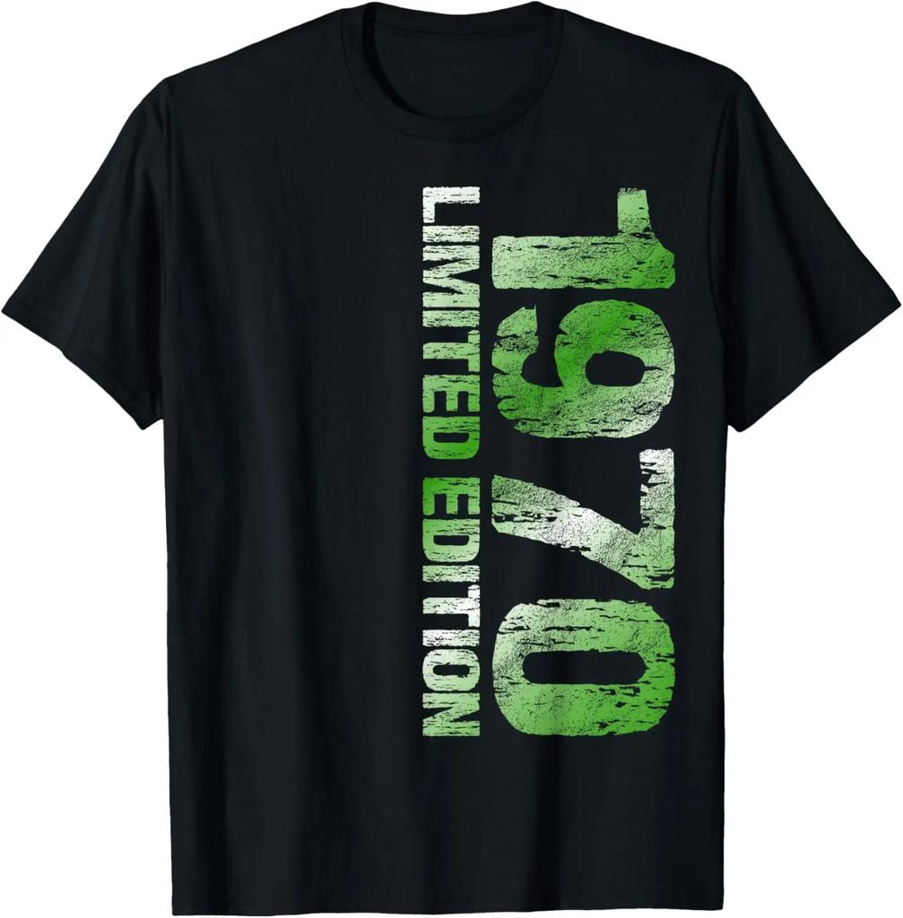 Limitierte Auflage 1970 55. Geburtstag T-Shirt geboren 1970 Vintage Paar Stil Unisex mach alt Vintage lässig Streetwear Oberteile