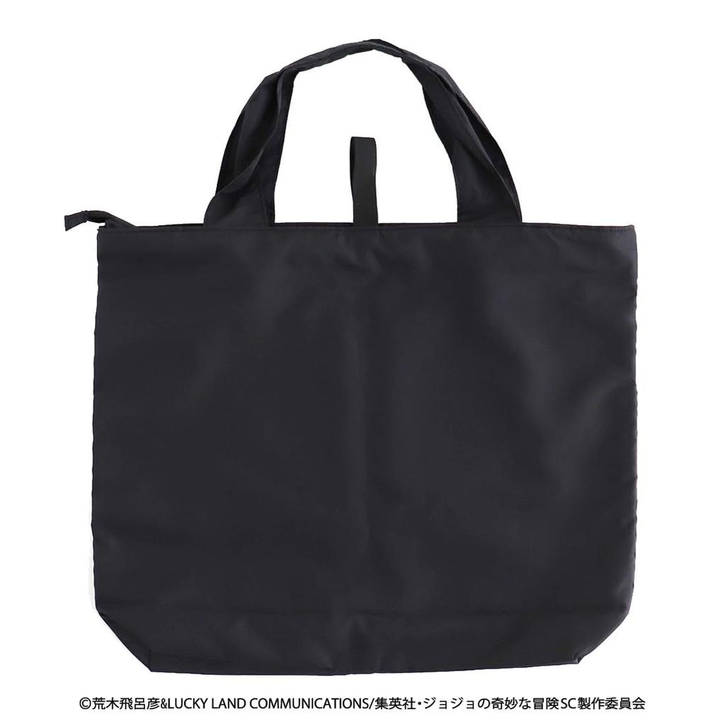 Blooming JoJo's Bizarre Adventure Stardust Crusaders Eco Bag/My Bag Jotaro Kujo (Black) [Approx. 38 X 35 X 10cm] 001020-0001-01