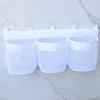 Aufbewahrungstasche für Babyspielzeug für die Badewanne, Netztasche zum Aufhängen an der Wand, 3-Fächer-Organizer