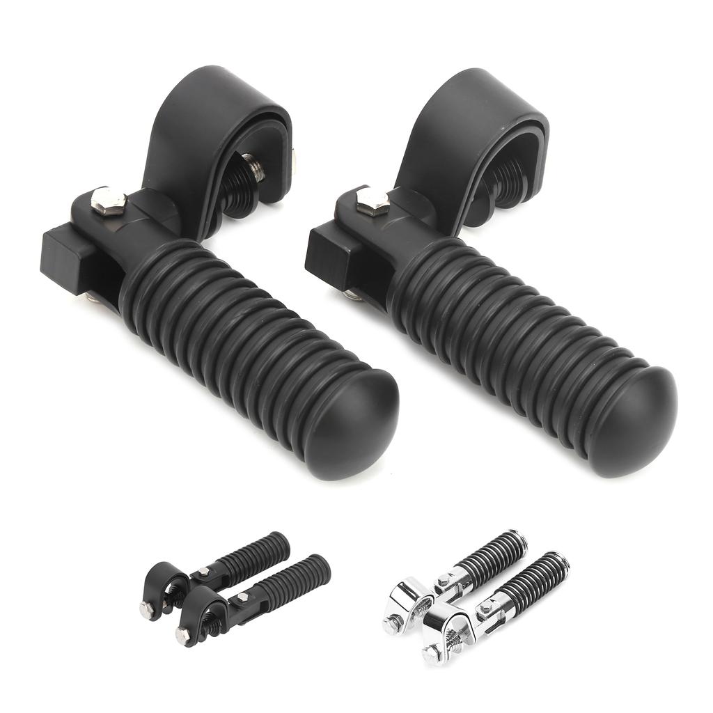 Pár motocyklových stupaček Clamp Držák na stupačku pro 1palcový motor Crash Bar Guard Fit pro