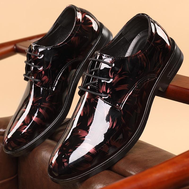 Spring and Autumn Men's Business Formal Leather Shoes Wedding Shoes