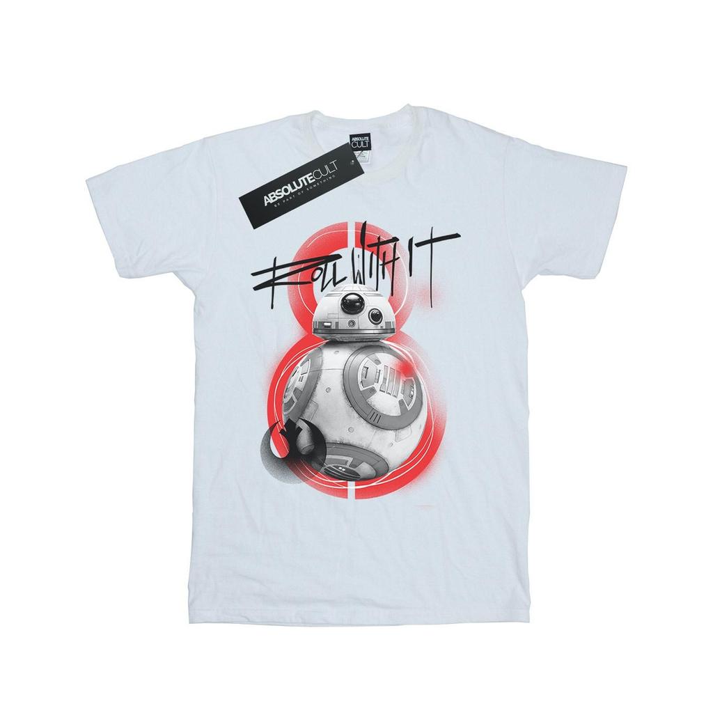 STAR WARS Boys The Last Jedi BB-8 Roll With It T-Shirt