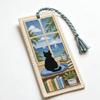 Cross Embroidery Seasonal Cat Embroidery Bookmark Book Page Marker Material Kit  Beginners