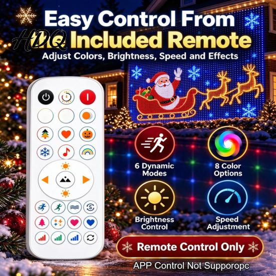 Decorative Garden Lamps Smart LED Curtain Lights RGB DIY Fairy Lights for Bedroom Wall Window Indoor Outdoor Decor IP65 Waterproof USB Powered Color
