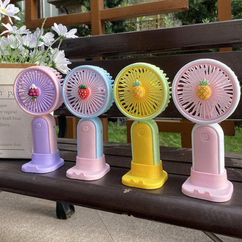 USB Rechargeable Mini Handheld Portable Fan - Compact & Minimalist Design for Summer.