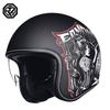 ABS 3/4 Motorcycle Helmet Adults Unisex Full Face Protection Half Scooter Commute Safety